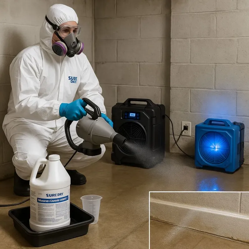 Sanitization and Odor Removal process in Northcrest, TX