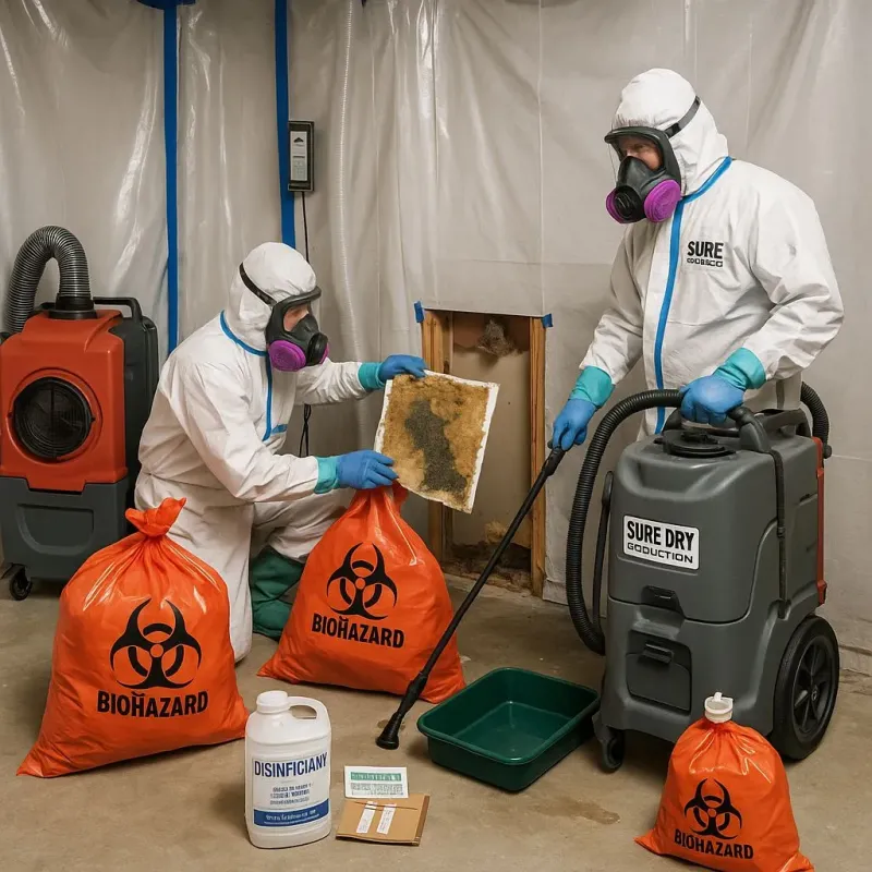 Contaminated Water Handling Protocols process in Northcrest, TX