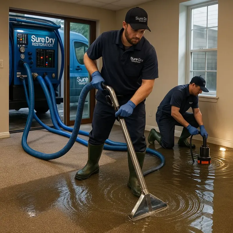 Water Extraction and Removal process in Northcrest, TX
